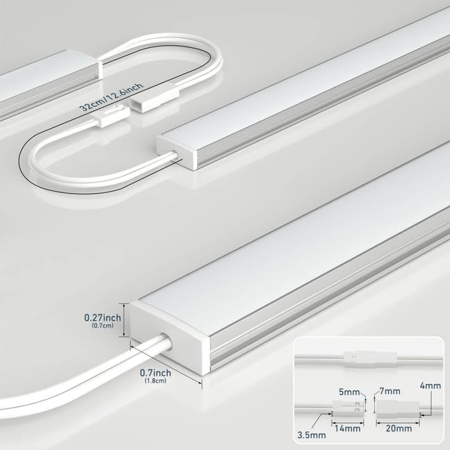 💡 Dimmable Cabinet Lighting – Brighten Your Kitchen & Countertops Instantly ✨