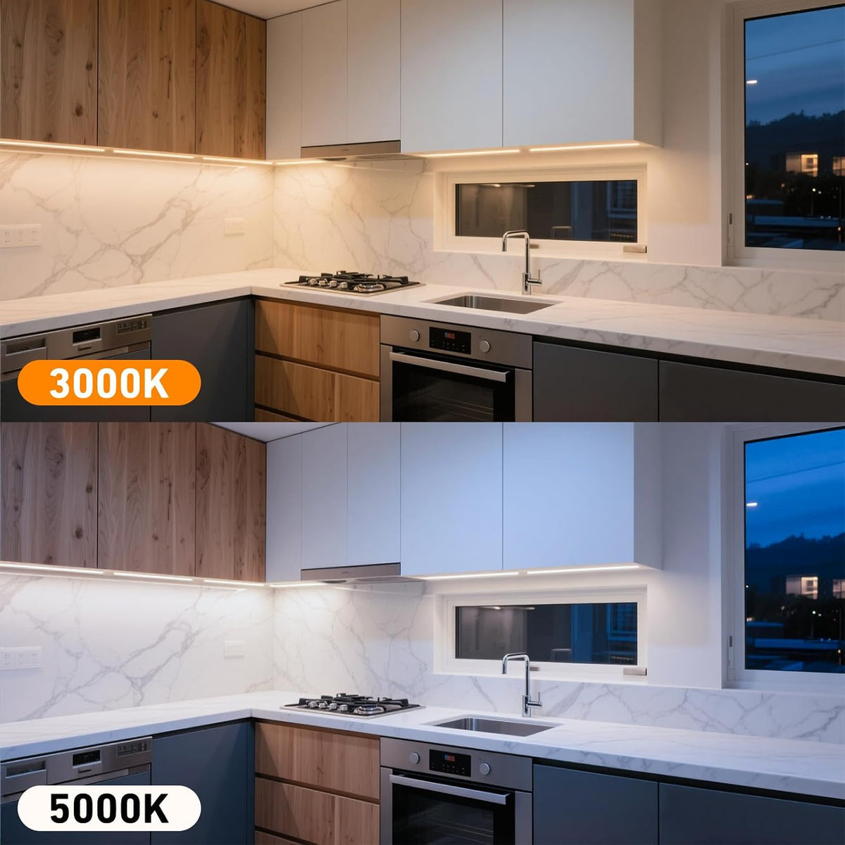 💡 Dimmable Cabinet Lighting – Brighten Your Kitchen & Countertops Instantly ✨